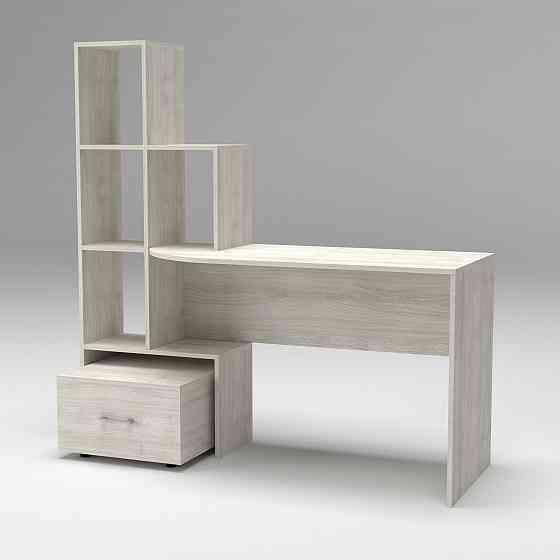 Стол письменный СП-1 №2, Дуб Шамоні Світлий, 1500/550/1500 Львов