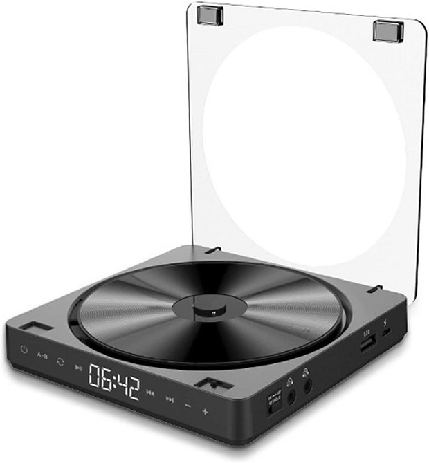 Аудіосистема Greadio KC-806 CD-плеер з пультом, світлодіодним екраном, FM-радіо, AUX/USB, HiFi-динаміком з Німеччини Дніпро - фото 1