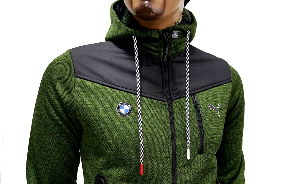 Мужская трикотажная курточка-кофта Puma Thumbnail 1 of BMW , на меху,оригинал Киев - изображение 5