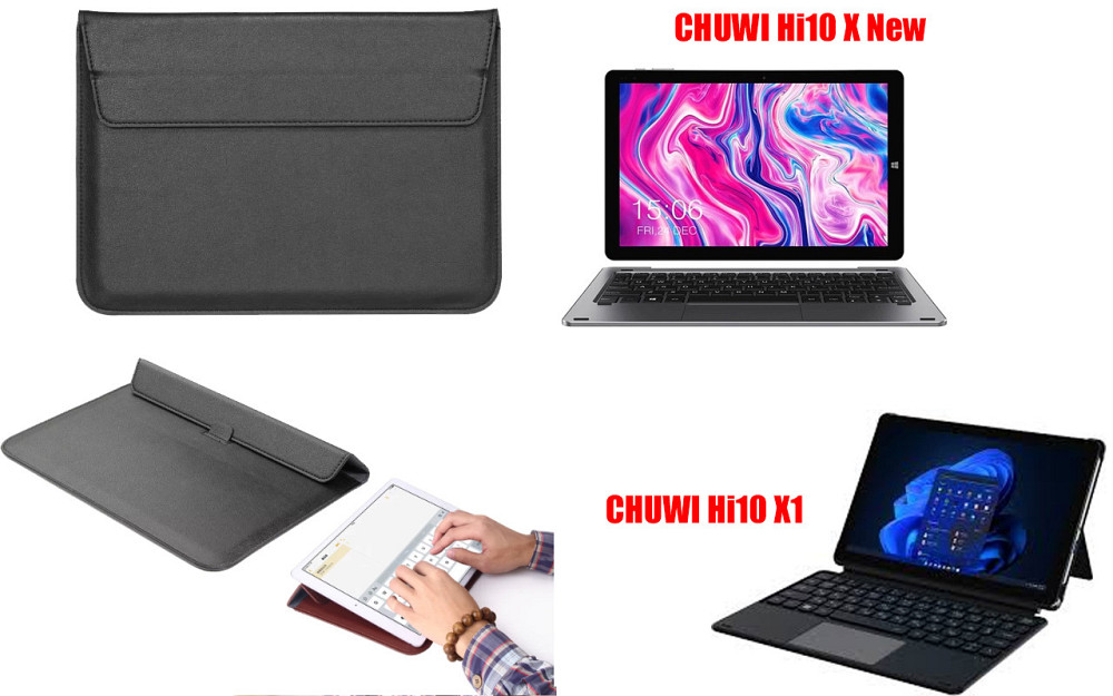 Чохол-конверт VitoCase для Chuwi Hi10 X New, з функцією підставки для планшета Чорний Київ - фото 1