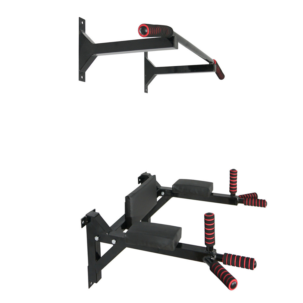 Турник брусья пресс стационарный 3 в 1 KZ-551 Спортивные стенки и турники для дома Черный Киев - изображение 3