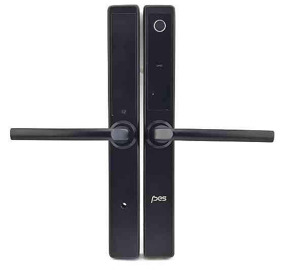 PES Aston чорний смарт замок з нержавіючої сталі Київ