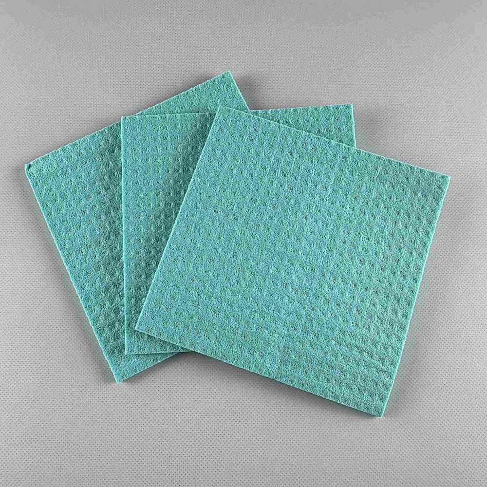 Салфетка губчатая влагопоглощающая из натуральной целлюлозы 16*16 "Vivat" (аЗ) (1 пачка) Харків - фото 2