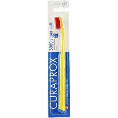 Зубная щетка Curaprox CS 3960 Super Soft Супермягкая D 0.12 мм Желтая с красной щетиной (CS 3960-05) Винница