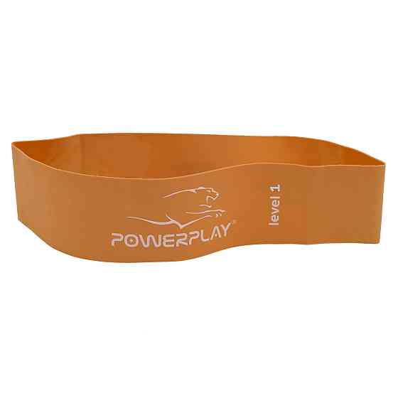 Резинка для фітнесу PowerPlay 4140 Level 1 Stretch Band (1-5 кг.) Помаранчева Каменское