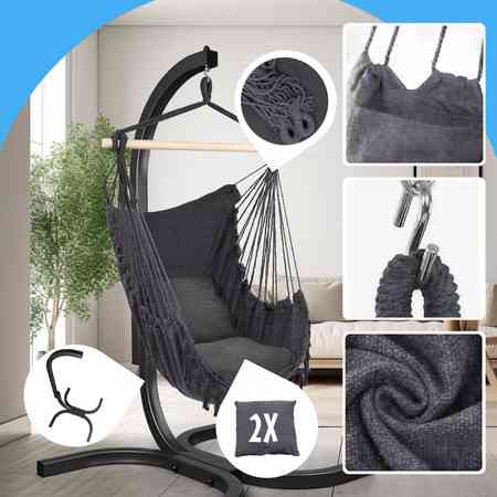 Подвесное кресло KSOZ025C K-Sport черное Киев