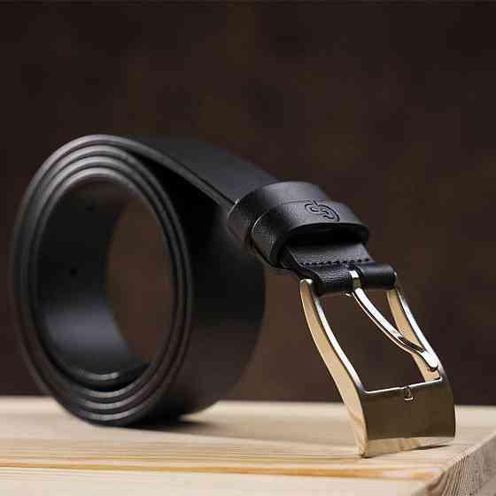 Ремень мужской GRANDE PELLE 11032 Черный Киев