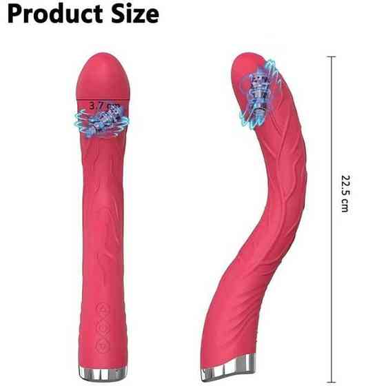 Вигнутий вібратор для стимуляції точки G 30 режимів Вінниця