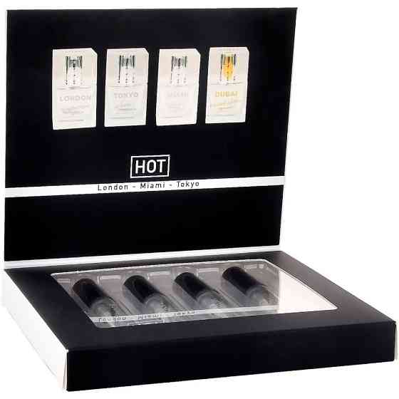 Набір парфумів для чоловіків з феромонами HOT LMTD Pheromone Perfume Мen, 4x5 мл Sex Aura Київ