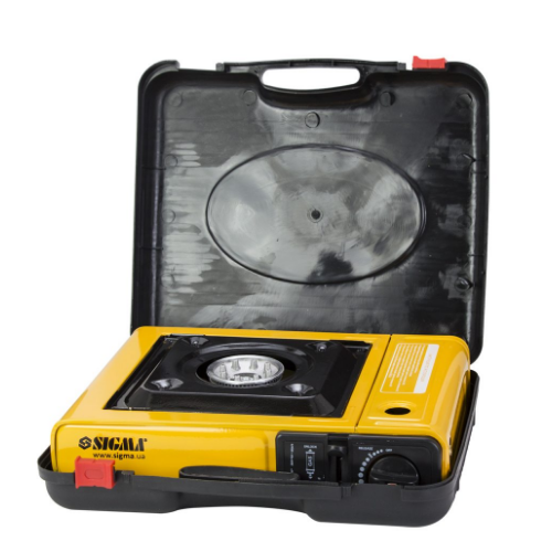 Плита газова одноконфорочна з п'єзо та адаптером + кейс SIGMA Житомир - фото 9