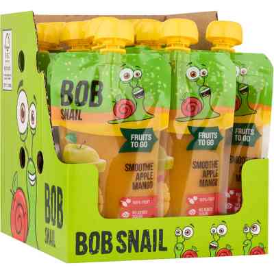 Детское пюре Bob Snail Улитка Боб Смузи Яблоко-Манго 200 г (4820219347033) Винница