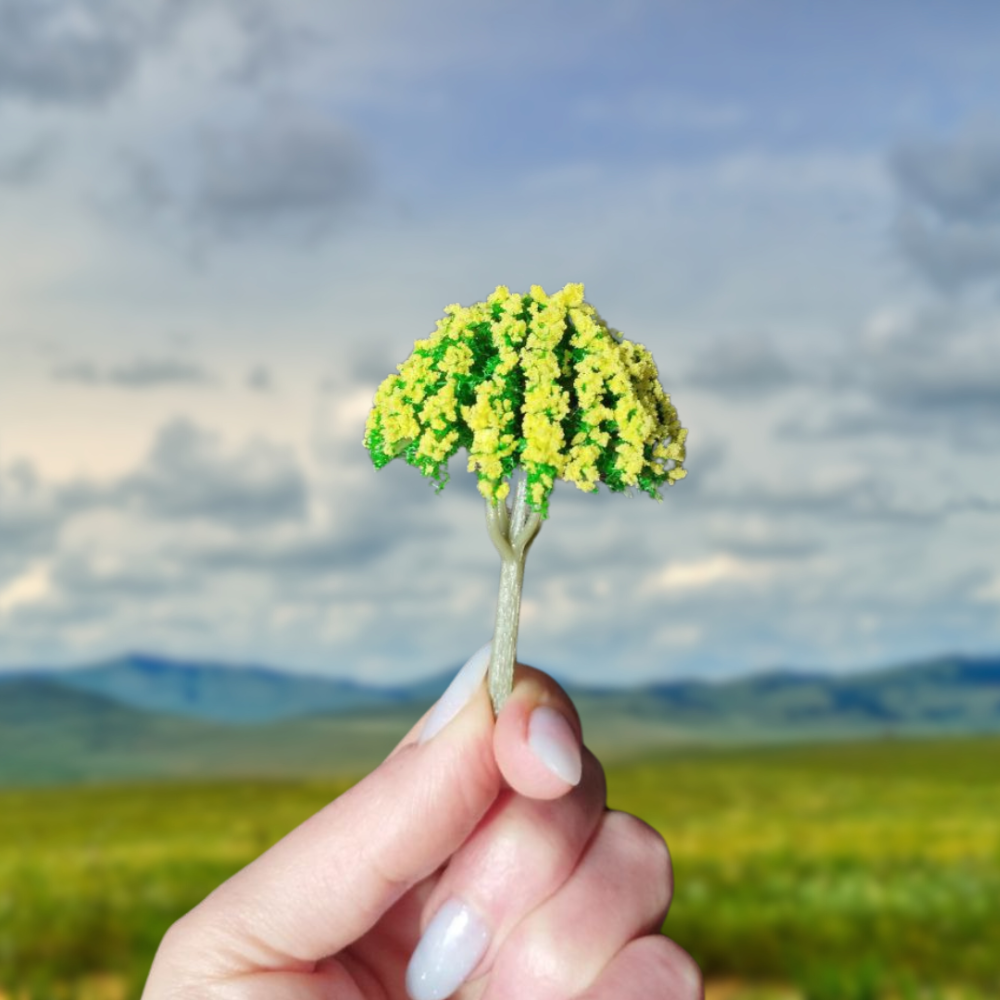 Цветущие деревья 6-7 см для макета, диорамы, миниатюры, мини-сада, минкроланшафта, моделирования. Одесса - изображение 9