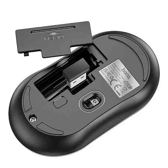Миша бездротова Hoco GM21 Platinum 2.4G business mouse, колір чорний Yellow 6931474790941 Одеса