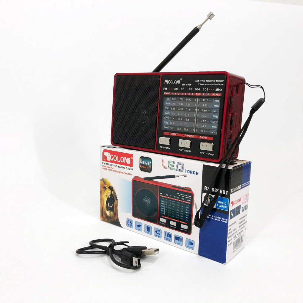 Аналоговий радіоприймач з хорошим звуком, Радіоприймач 220v, Радіо з підтримкою флеш-карт DW-84 Львів - фото 9