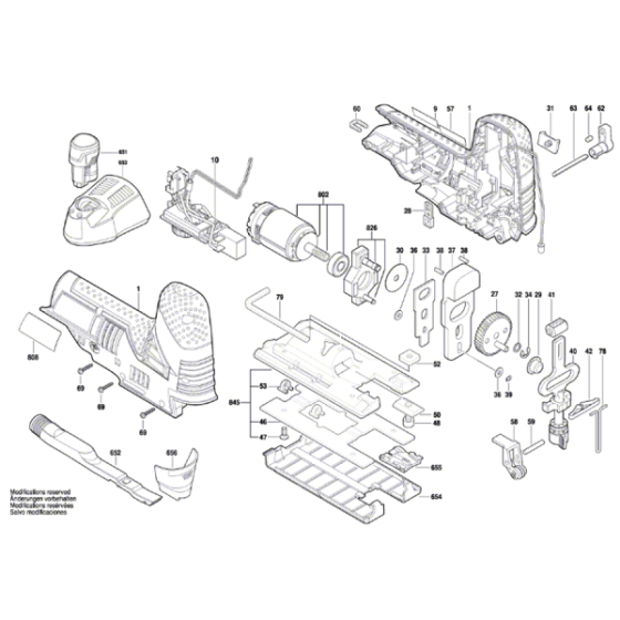Аккумуляторный профессиональный лобзик Bosch Professional GST 12V-70 12V Solo (06015A1001) без аккума и зарядкы Киев