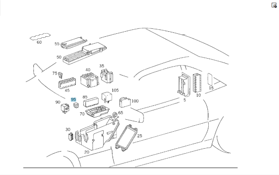 Mercedes-Benz  A0025421319 Реле CLS C219 E-class W211 ML W164 R-class short W251 C-class W203 CLK Coupe C209 SLK R171 CL C215 S-class short W220 E-cla Одеса