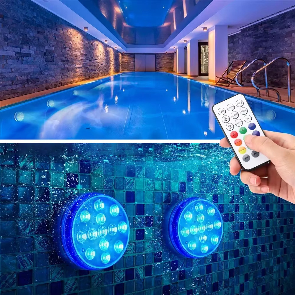 Водонепроникний RGB світильник з пультом, EL-2070 / Світильник для акваріума / Світлодіодне підсвічування Київ - фото 8