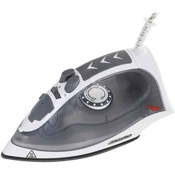 Праска Mesko MS 5037 grey 2800Вт/ 170 мл/ кераміка/ сухе прасування/ сіра Вінниця