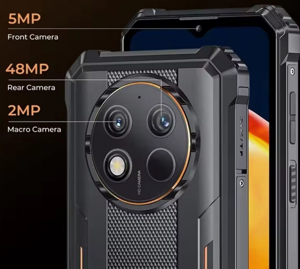 Смартфон Oukitel G1 18+6/256Gb.Black 10600mAh. 18W 6.52