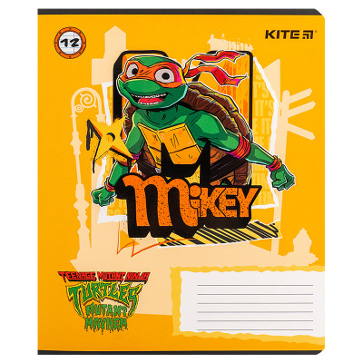 Зошит Kite Ninja Turtles, 12 аркушів, лінія (NT24-234) Вінниця - фото 7