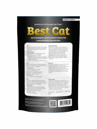 Силикагелевый наполнитель Бест Кэт Best Cat White для кошачьего туалета, 3.6 л (1.8 кг) Винница