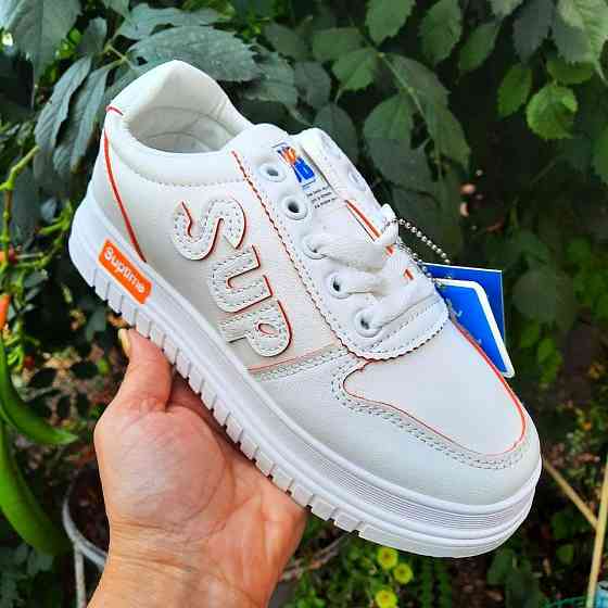 Женские Кроссовки Белые Слипоны Мокасины (размеры: 36,37,38,39,40) Днепр