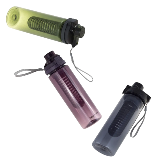 Пляшка спортивна 750мл трітан (чорний,бордо,т.-зелений,синій) KAMILLE 2304 Житомир - фото 2