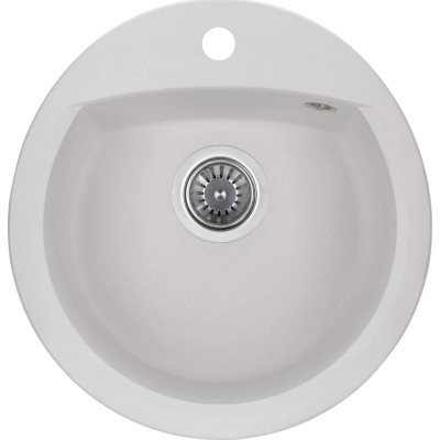 Мийка кухонна GRANADO RONDA white з сифоном (470*490mm.) (gr2205) Вінниця - фото 1