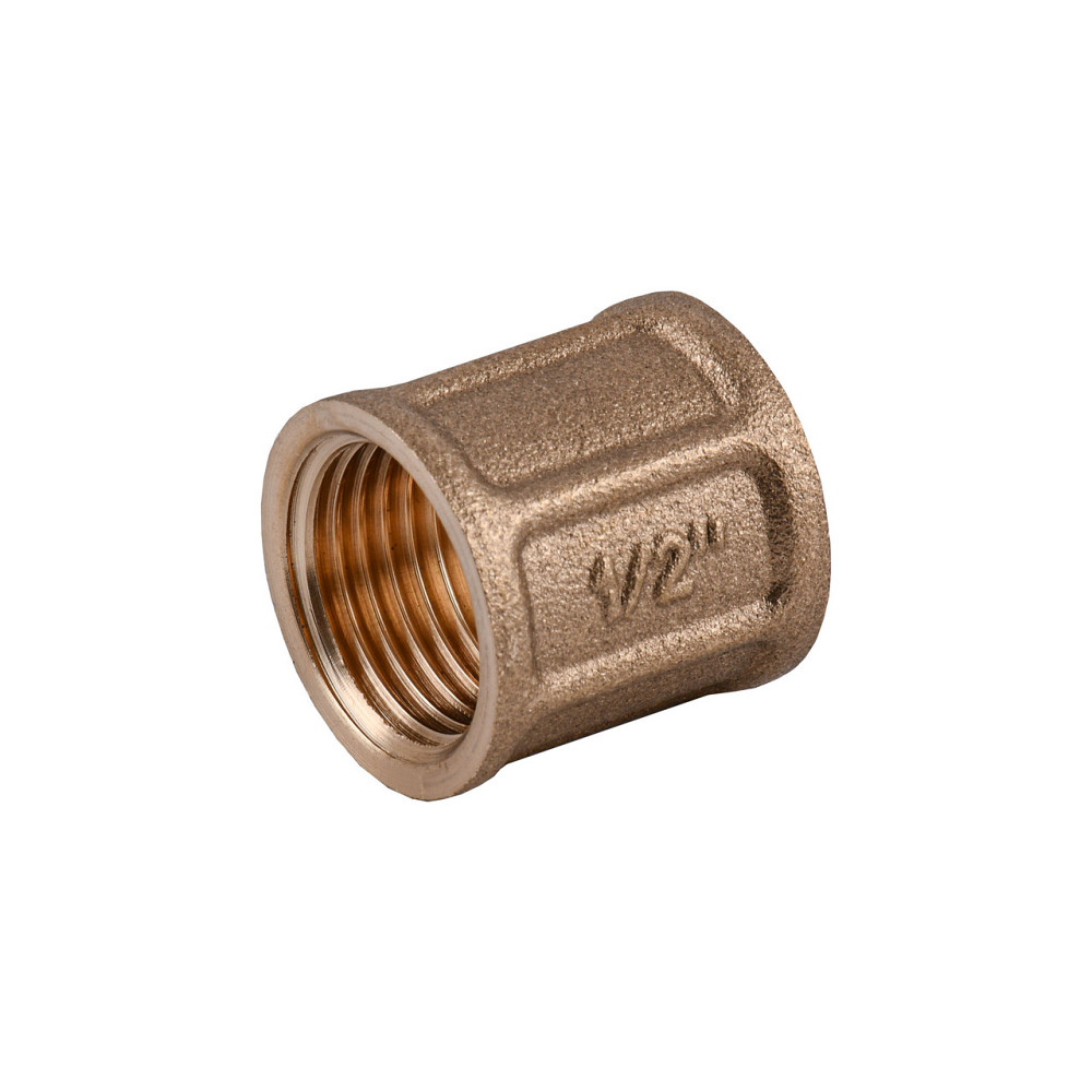 Муфта 1/2″ВВ латунна LM331S OPTIMUM (000030969) Київ - фото 1