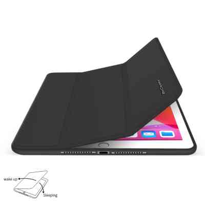 Чохол до планшета BeCover Tri Fold Soft TPU mount Apple Pencil Apple iPad 9.7 2017/2018 A1822/A1823/A1893/A1954 Black (708453) Вінниця