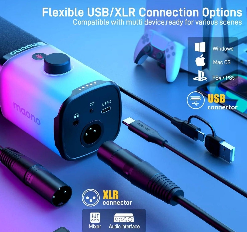 MAONO PD100X USB/XLR Динамічний  мікрофон. Київ - фото 1