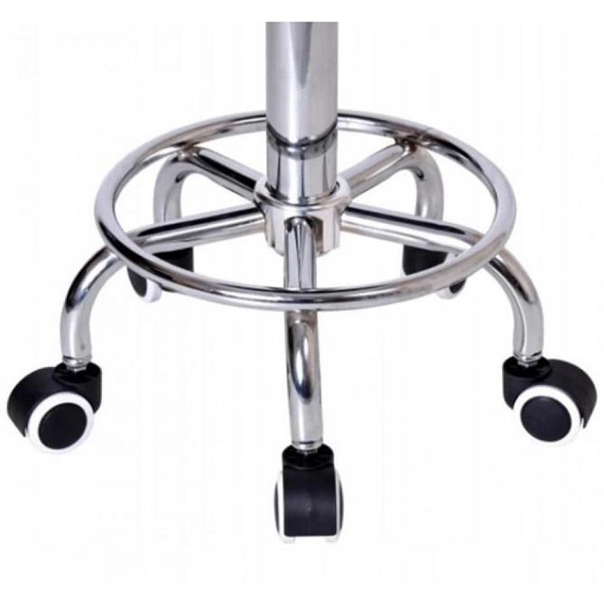 Кресло табурет стул на колесах без спинки круглое Bonro B-496 Киев - изображение 3