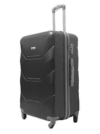 Чемодан пластиковый MILANO BAG 147 большой 75 см графит Киев