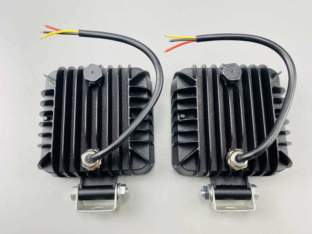 Фара LED квадратна квадратна стробоскоп, Світлодіодна робоча фара 78W 6000K (26 діодів) Мукачево - фото 10