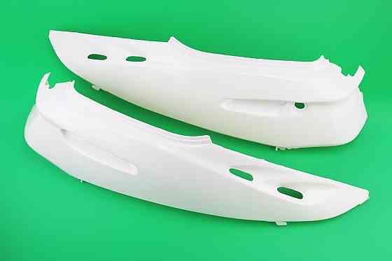 Honda DIO AF-27/28 пластик - верхній бічний лів+прав к-кт 2шт, БІЛИЙ Киев
