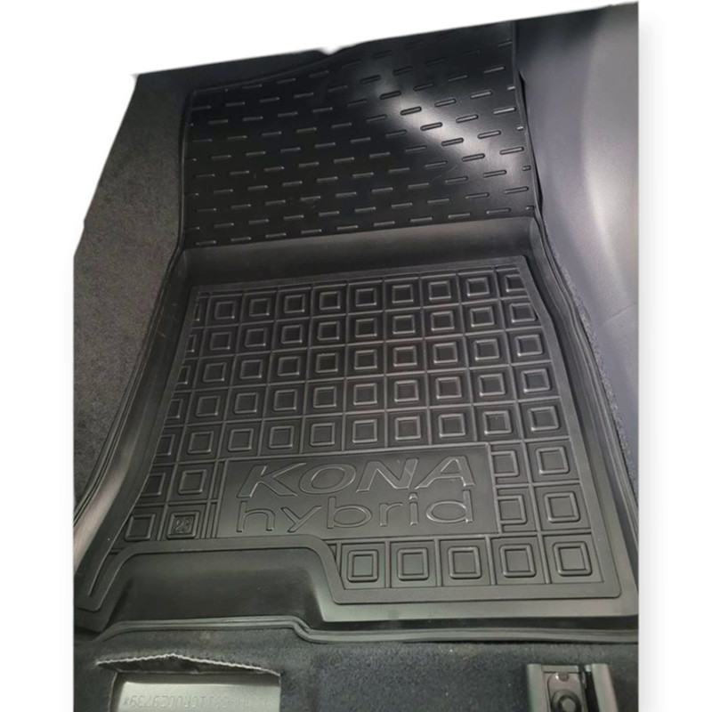 Килимки Хюндай kona (hybrid) 2023 -> борт 2,5 см, з перемичкою салону Мукачево - фото 1