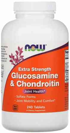 Глюкозамін та хондроїтин Now Foods Glucosamine & Chondroitin 240 таблеток Київ