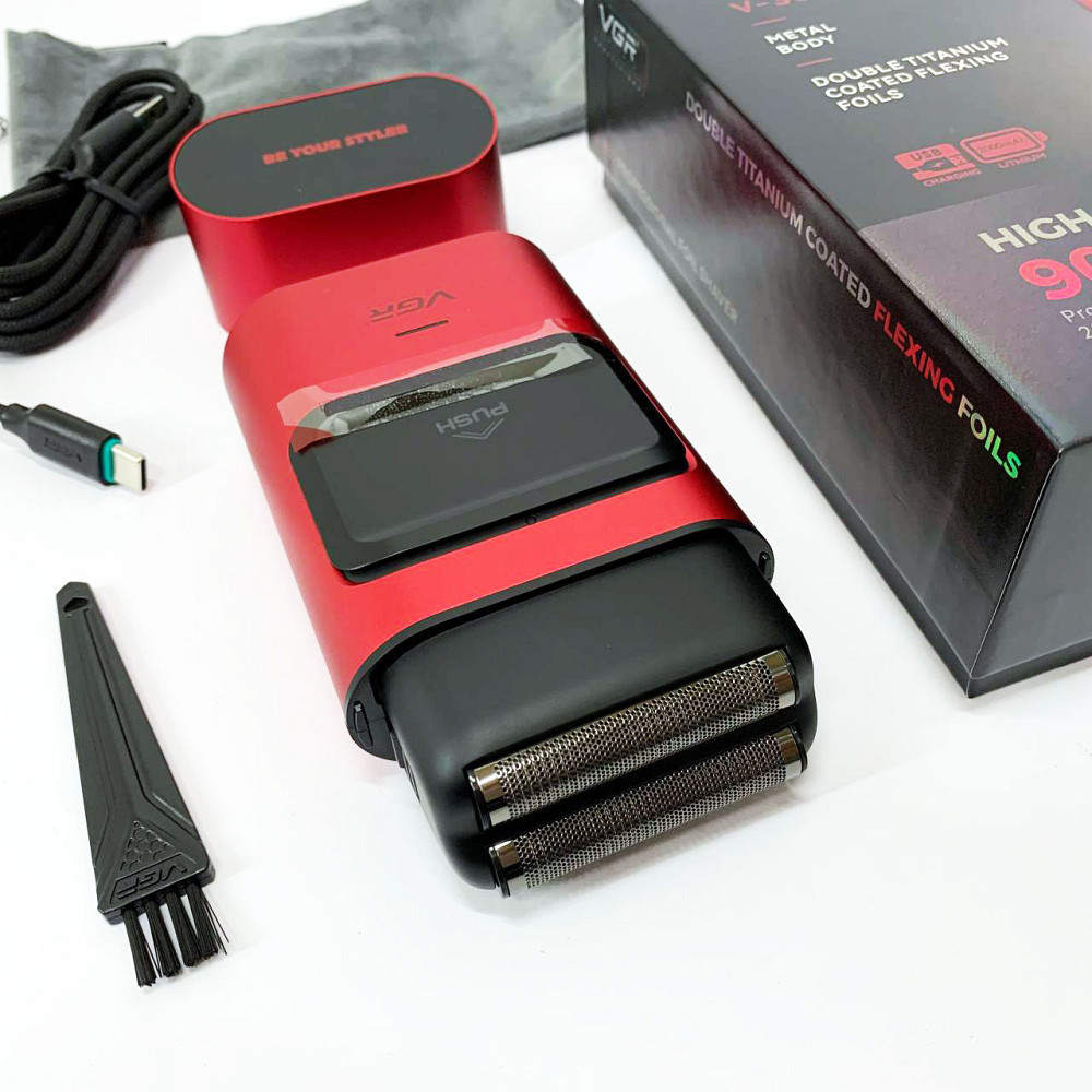 Универсальный аккумуляторный триммер для бороды VGR V-307, Хорошие электрические бритвы для бритья MI-80 Львов - изображение 15