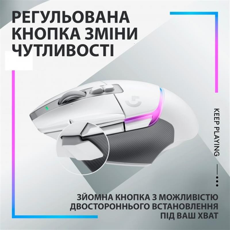 Миша бездротова Logitech G502 X Plus White (910-006171) Білий Харків - фото 15