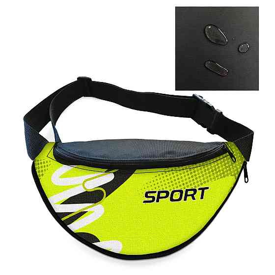 Сумка-бананка чоловіча/жіноча Sport 32×16 см з розширювачем поясна сумка або сумка через плече (02894) Київ