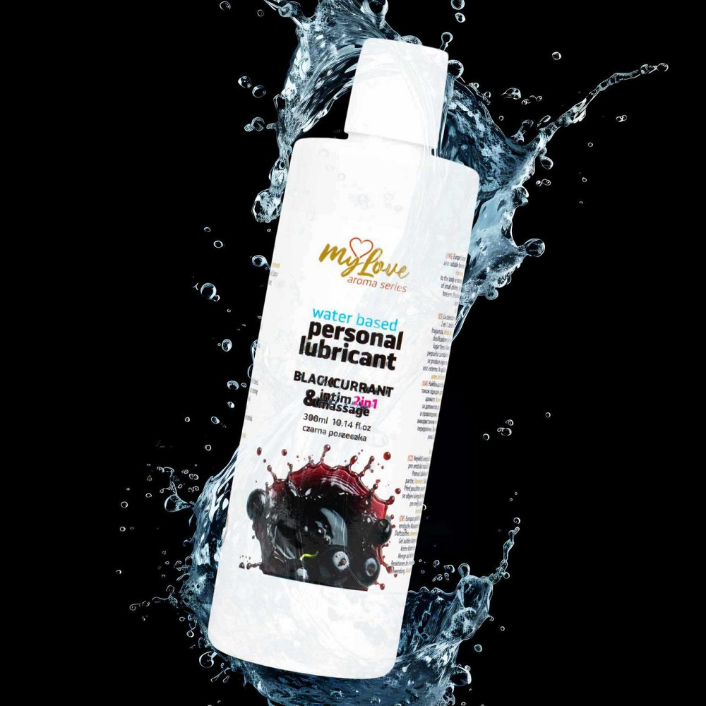2в1 лубрикант та масажний гель - MyLove Aroma Series Intim&Massage Blackcurrant, 300 мл Sex Aura Київ - фото 4