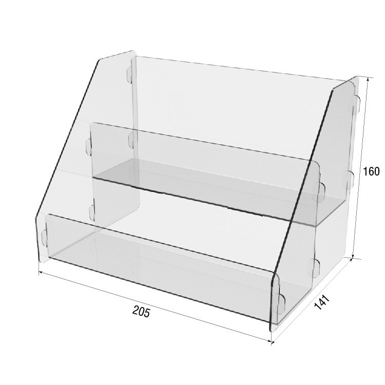 Товарна горка EKOSTAR на 2 полиці 205х141х160 Київ - фото 3