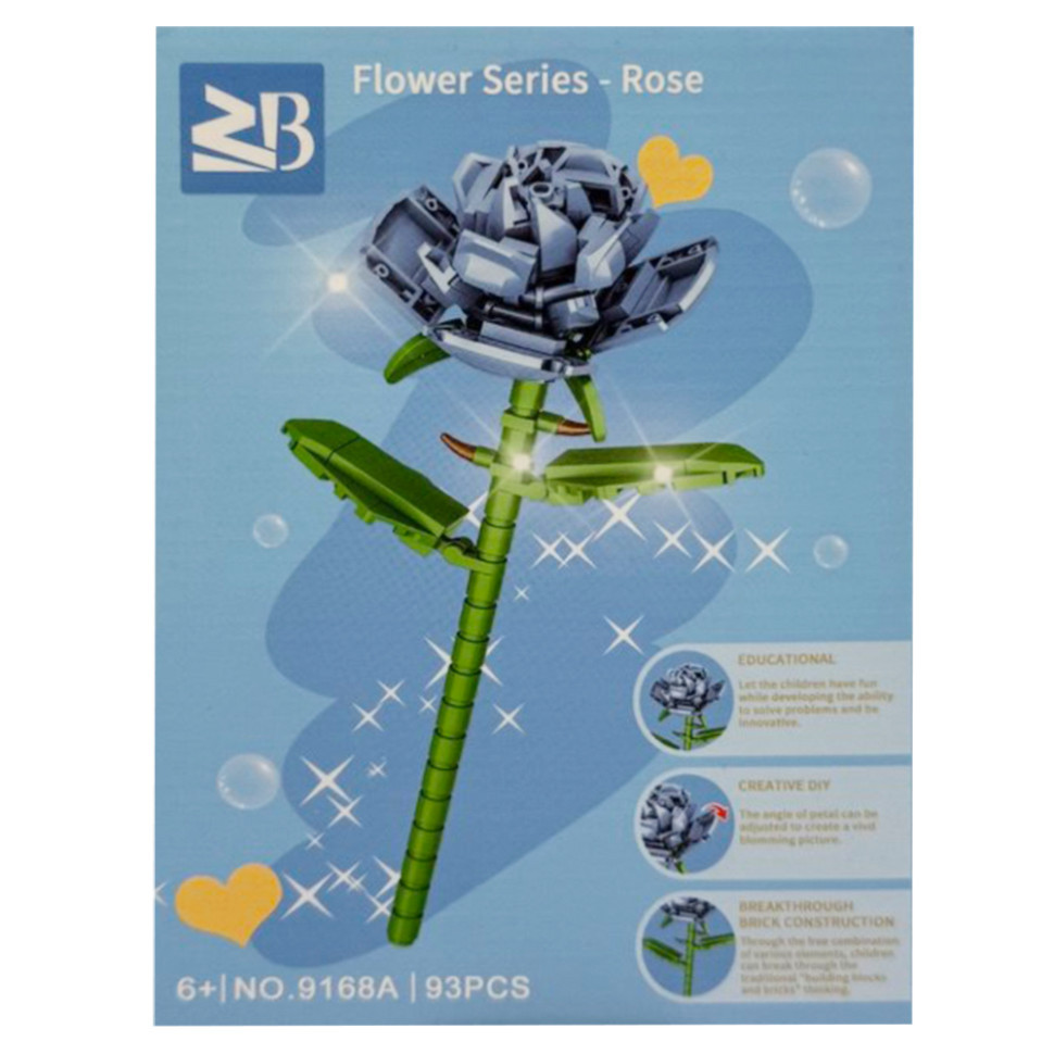 Конструктор дитячий "Rose" 9119A-9168A 93 деталі Вінниця - фото 1