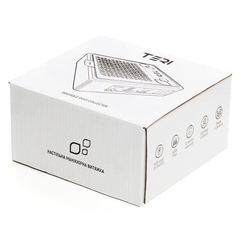 Настольная маникюрная вытяжка Teri 800 M черная (решетка золото) + Киев - изображение 5