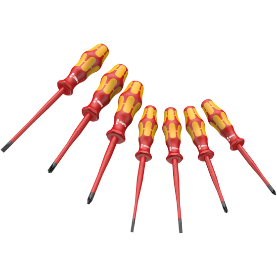 Набір викруток діелектричних ізольованих Wera до 1000V. 7шт. 05135961001 Одеса