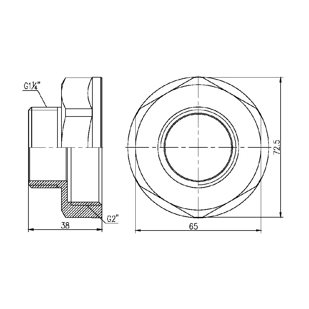 Перехід Thermo Alliance Forte 2" 1/4 ВН SF3605032 Київ - фото 7
