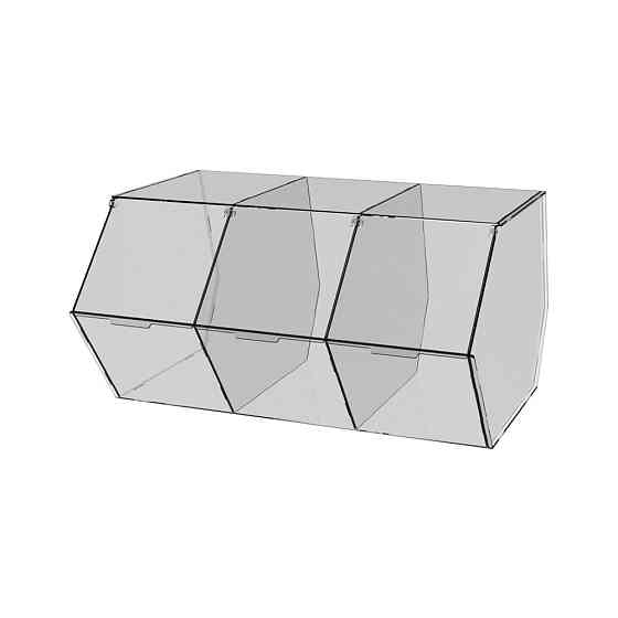 Диспенсер EKOSTAR для мармеладов, снеков, орехов 3 ячейки Киев