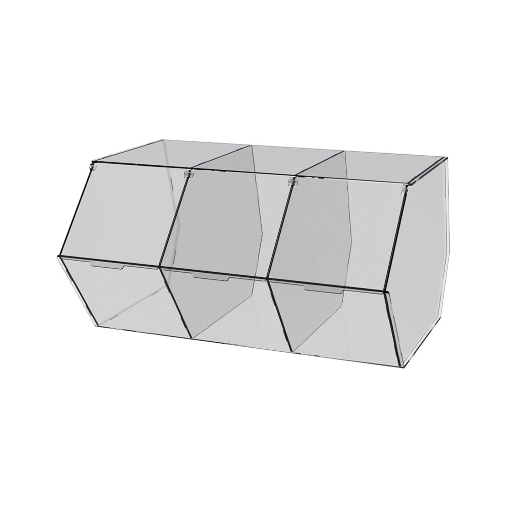 Диспенсер EKOSTAR для мармеладов, снеков, орехов 3 ячейки Киев - изображение 2