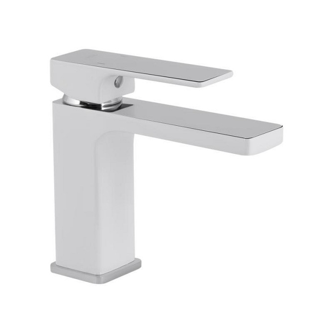Смеситель для раковины, с гигиеническим душем Qtap Gemini QTGEM272CRW45691 (k35), однорычажный Chrome/White Харьков - изображение 3