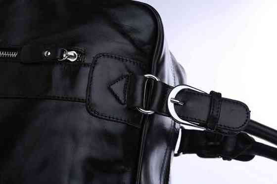 Сумка дорожная Vintage 14135 кожаная Черная Киев